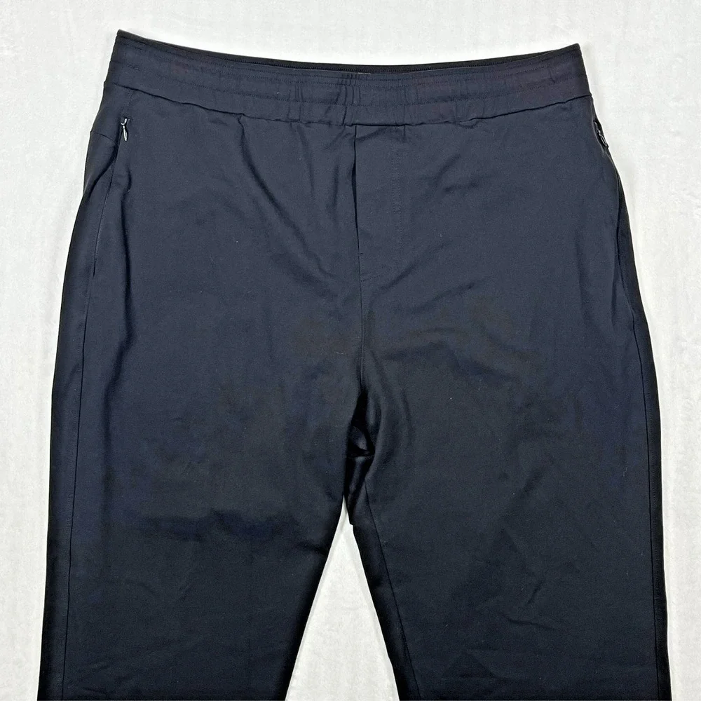 Public Rec All Day Every Day Pants Mens 40x34 (Fits 36x32) Black Tapered Stretch